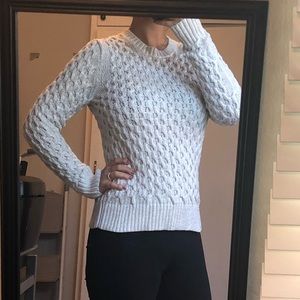 J Crew Metallic Cable Sparkly Sweater NWOT